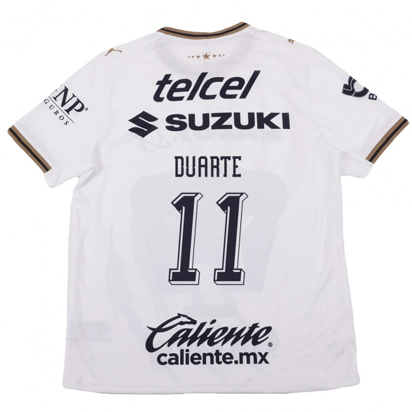 Danxen Homem Camisola Luz Duarte #11 Branco Preto Marrom Alternativa 2026/27 Camisa