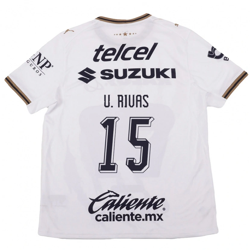 Danxen Homem Camisola Ulises Rivas #15 Branco Preto Marrom Alternativa 2026/27 Camisa