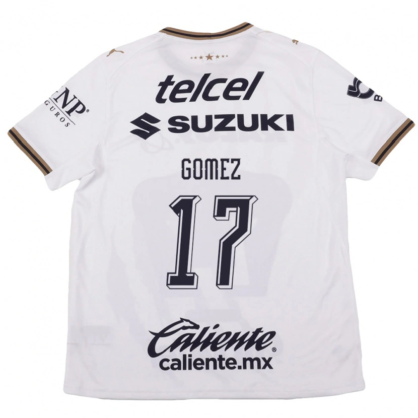 Danxen Homem Camisola Diana Gomez #17 Branco Preto Marrom Alternativa 2026/27 Camisa
