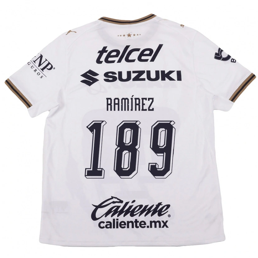 Danxen Homem Camisola Héctor Ramírez #189 Branco Preto Marrom Alternativa 2026/27 Camisa