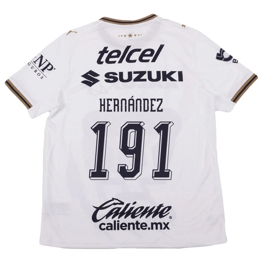 Danxen Homem Camisola Marco Hernández #191 Branco Preto Marrom Alternativa 2026/27 Camisa