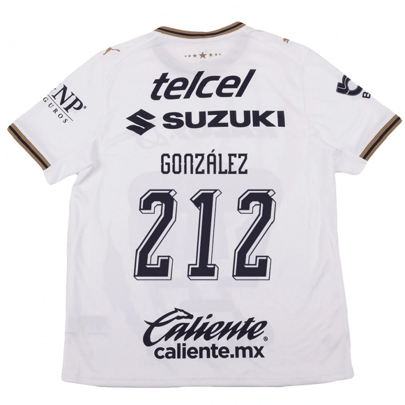 Danxen Homem Camisola José González #212 Branco Preto Marrom Alternativa 2026/27 Camisa