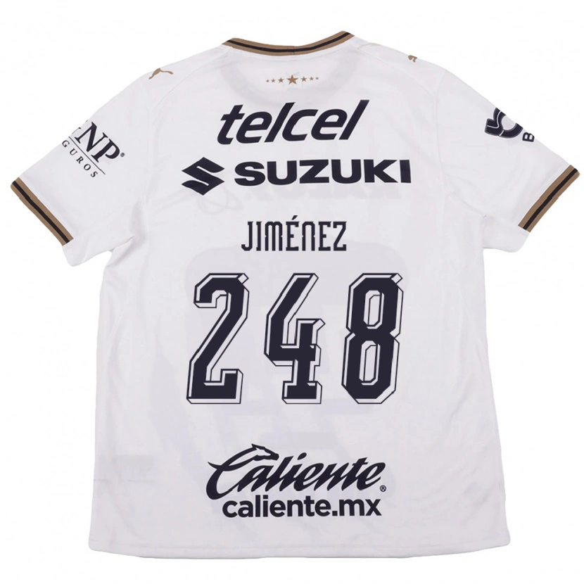 Danxen Homem Camisola Iker Jiménez #248 Branco Preto Marrom Alternativa 2026/27 Camisa