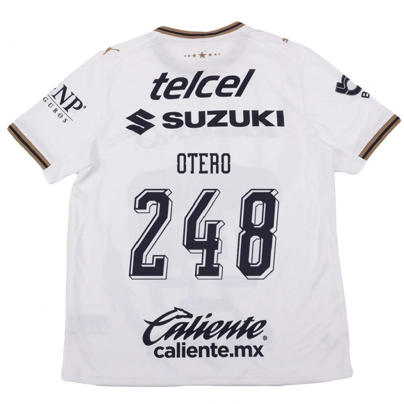 Danxen Homem Camisola Jonathan Otero #248 Branco Preto Marrom Alternativa 2026/27 Camisa