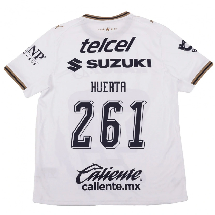 Danxen Homem Camisola José Huerta #261 Branco Preto Marrom Alternativa 2026/27 Camisa