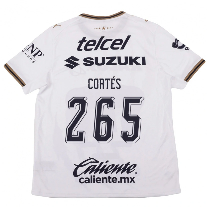 Danxen Homem Camisola Jhostyn Cortés #265 Branco Preto Marrom Alternativa 2026/27 Camisa