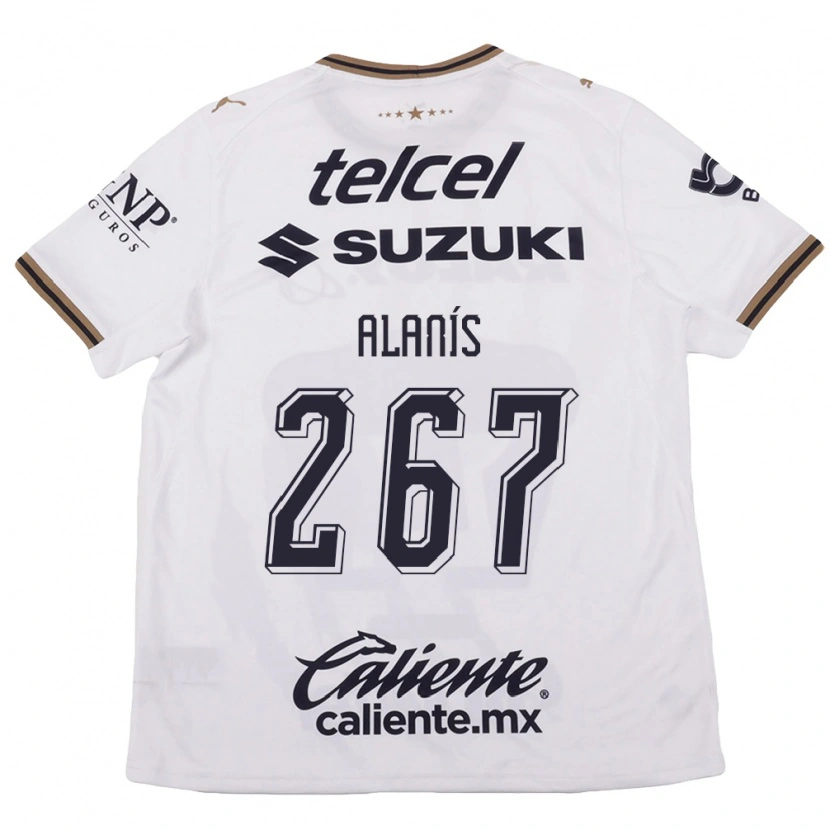 Danxen Homem Camisola Whittingham Alanís #267 Branco Preto Marrom Alternativa 2026/27 Camisa