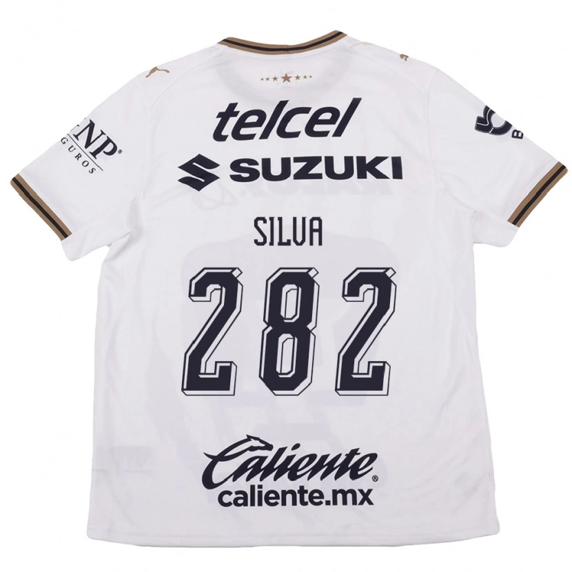 Danxen Homem Camisola Cristiano Silva #282 Branco Preto Marrom Alternativa 2026/27 Camisa