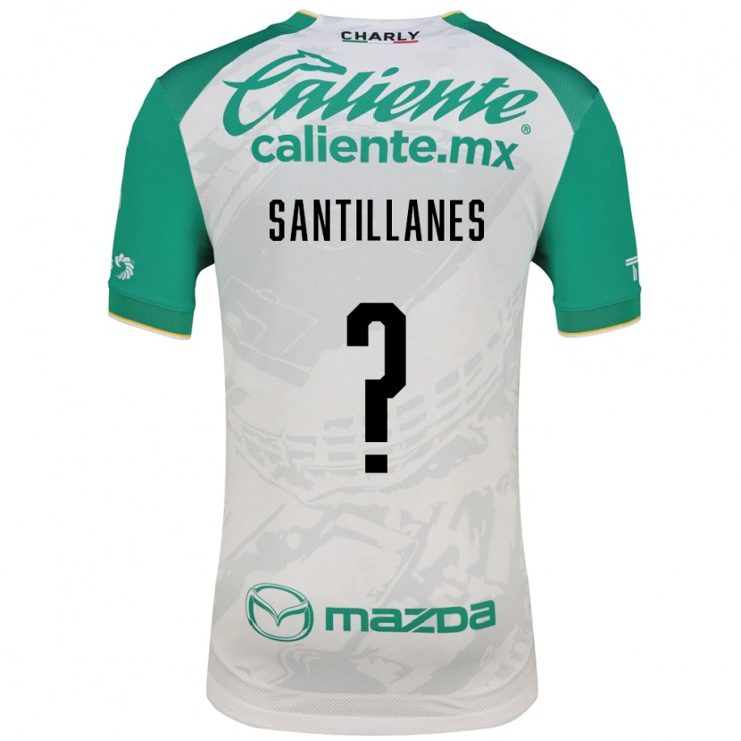 Danxen Homem Camisola Antonio Santillanes #0 Verde Claro Branco Alternativa 2026/27 Camisa