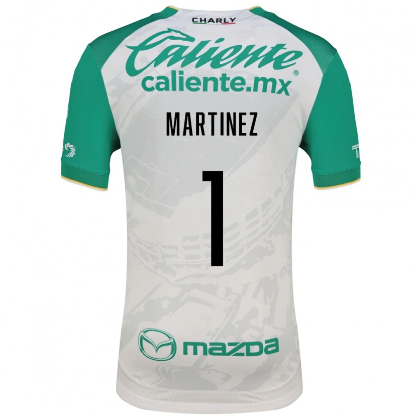 Danxen Homem Camisola Angeles Martínez #1 Verde Claro Branco Alternativa 2026/27 Camisa