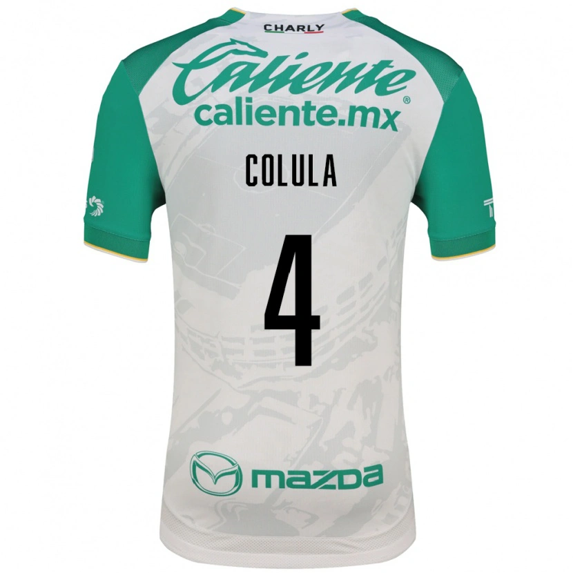 Danxen Homem Camisola Bryan Colula #4 Verde Claro Branco Alternativa 2026/27 Camisa