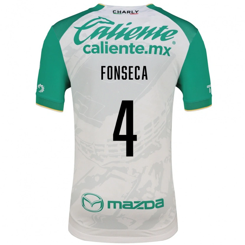 Danxen Homem Camisola Nicolás Fonseca #4 Verde Claro Branco Alternativa 2026/27 Camisa