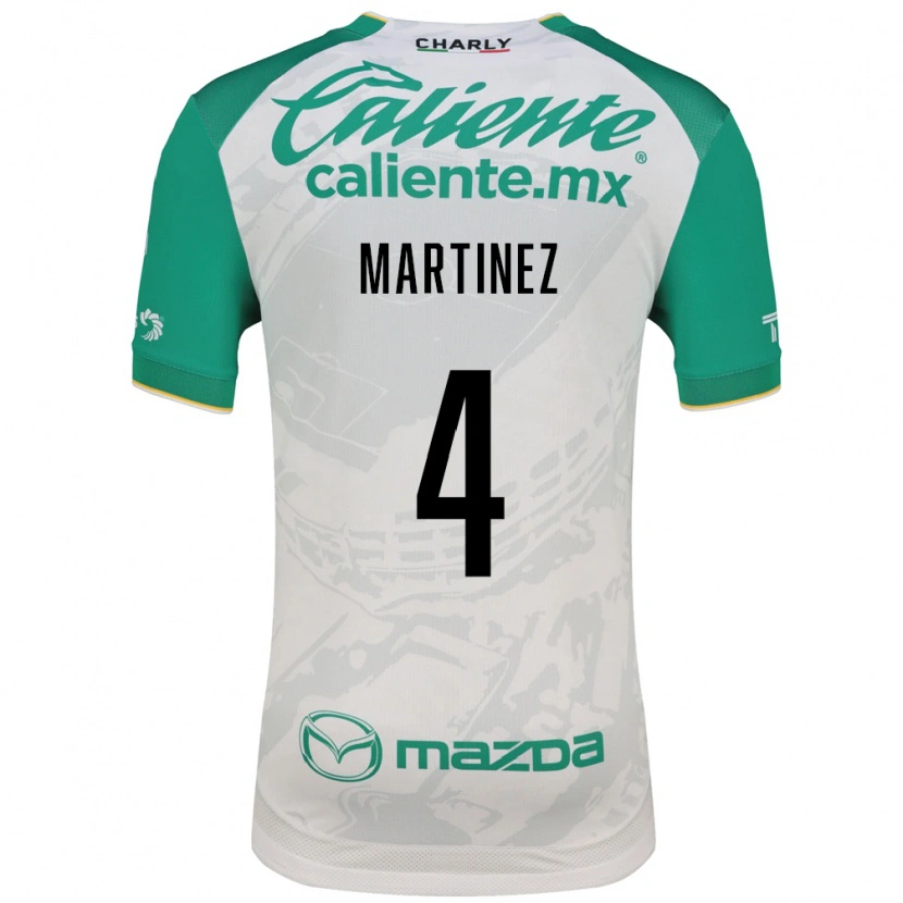 Danxen Homem Camisola Mitzi Martínez #4 Verde Claro Branco Alternativa 2026/27 Camisa