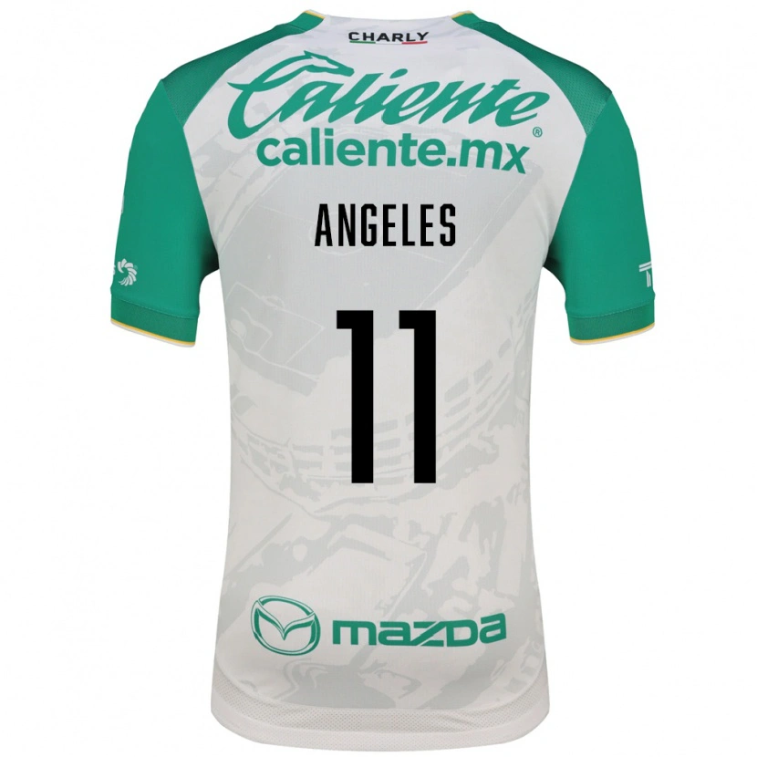 Danxen Homem Camisola Lizbeth Ángeles #11 Verde Claro Branco Alternativa 2026/27 Camisa