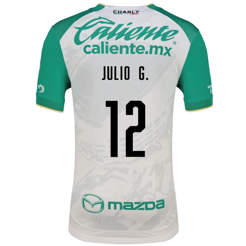 Danxen Homem Camisola Julio González #12 Verde Claro Branco Alternativa 2026/27 Camisa