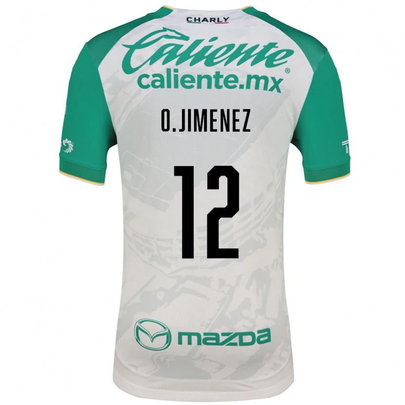 Danxen Homem Camisola Oscar Jimenez #12 Verde Claro Branco Alternativa 2026/27 Camisa