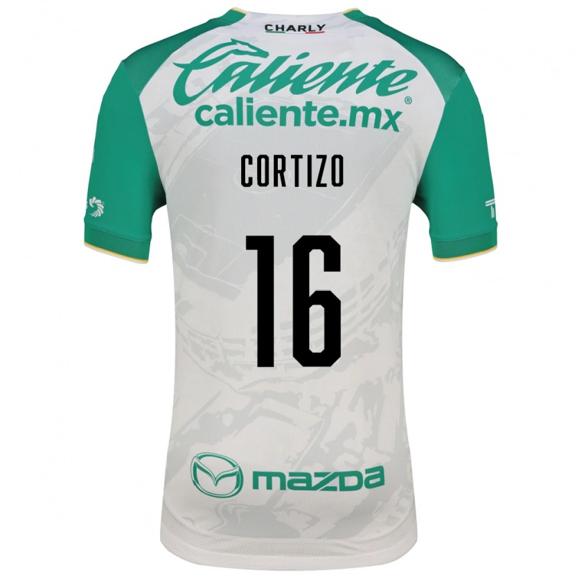 Danxen Homem Camisola Jordi Cortizo #16 Verde Claro Branco Alternativa 2026/27 Camisa