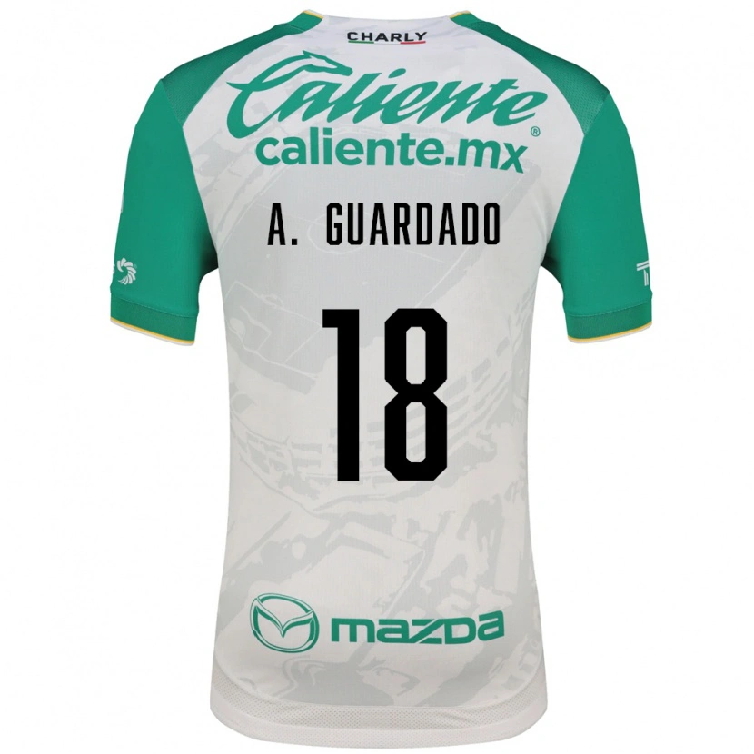 Danxen Homem Camisola Andres Guardado #18 Verde Claro Branco Alternativa 2026/27 Camisa
