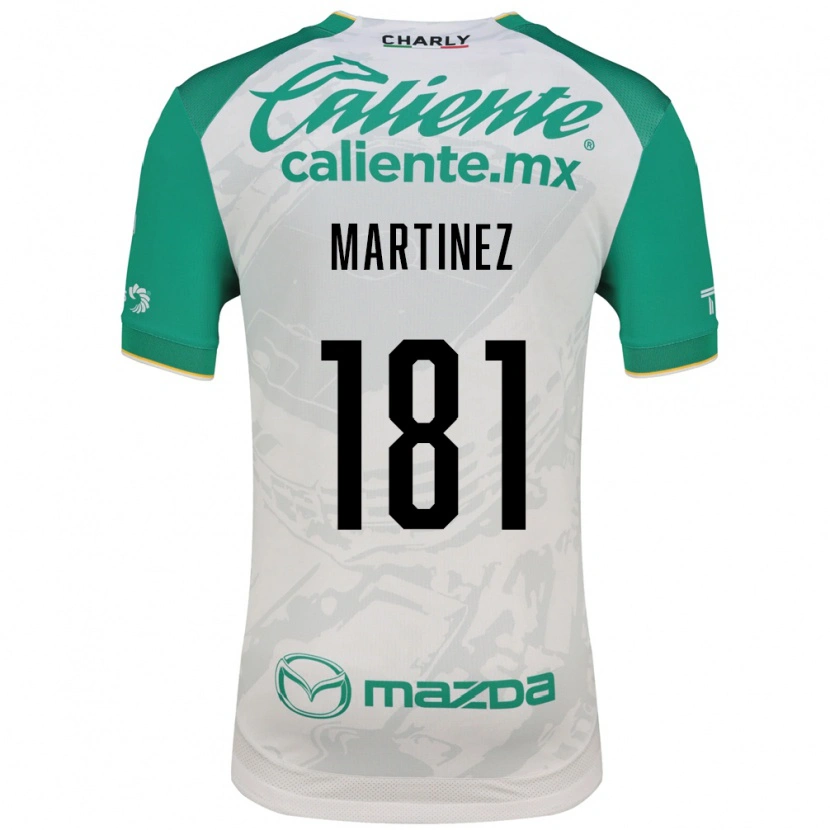 Danxen Homem Camisola Irving Martínez #181 Verde Claro Branco Alternativa 2026/27 Camisa