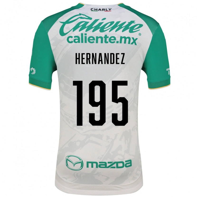 Danxen Homem Camisola Fernando Hernández #195 Verde Claro Branco Alternativa 2026/27 Camisa