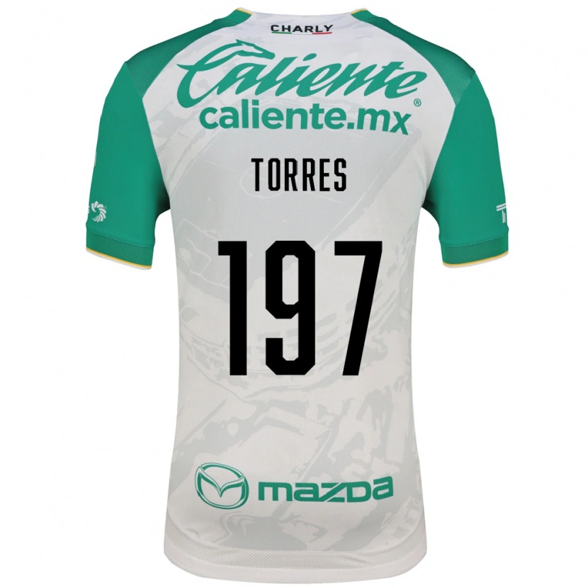 Danxen Homem Camisola Erick Torres #197 Verde Claro Branco Alternativa 2026/27 Camisa
