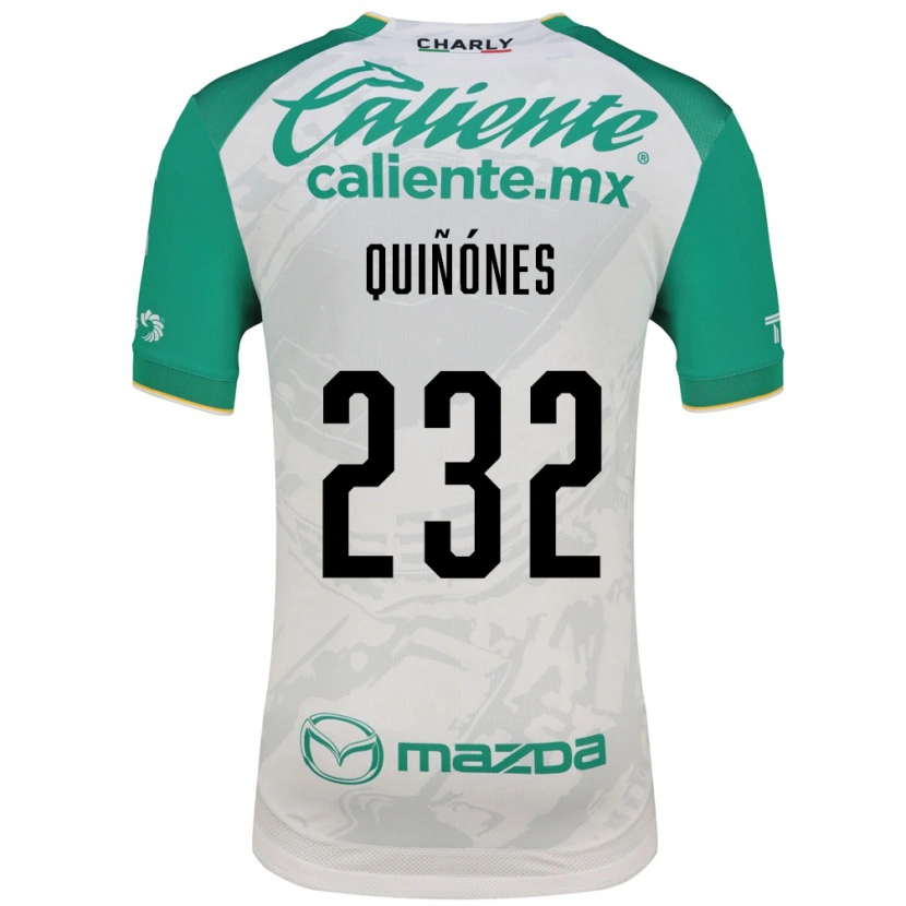 Danxen Homem Camisola Jorge Quiñónes #232 Verde Claro Branco Alternativa 2026/27 Camisa