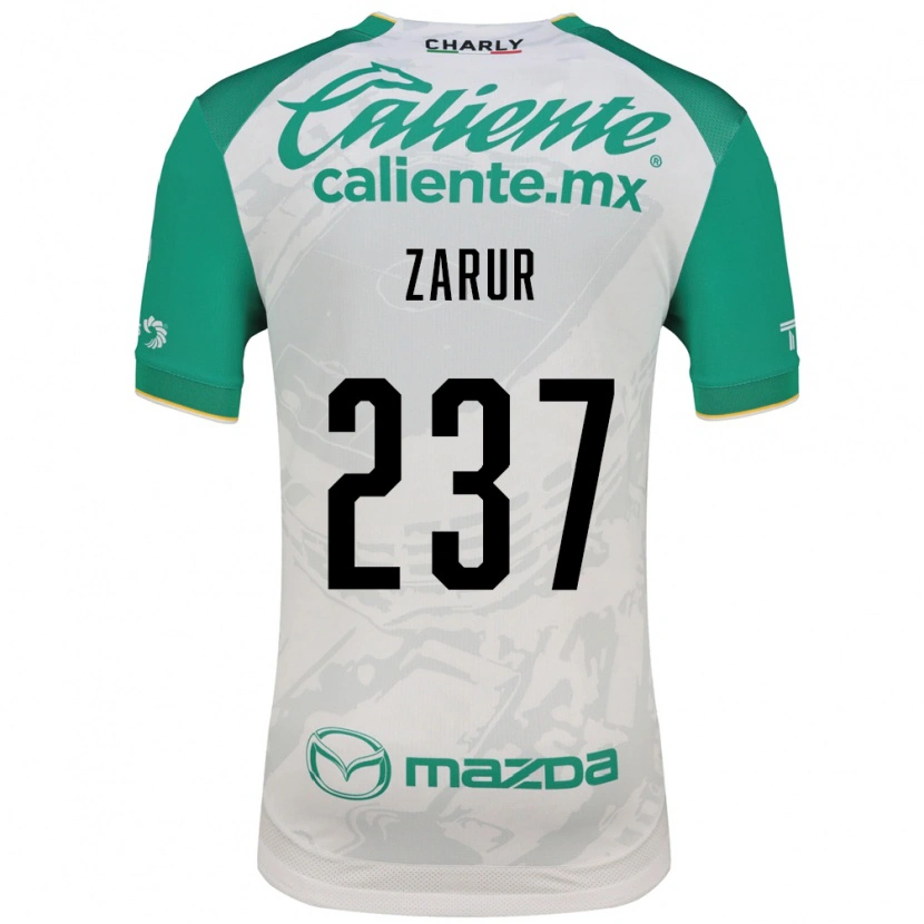 Danxen Homem Camisola Hassem Zarur #237 Verde Claro Branco Alternativa 2026/27 Camisa