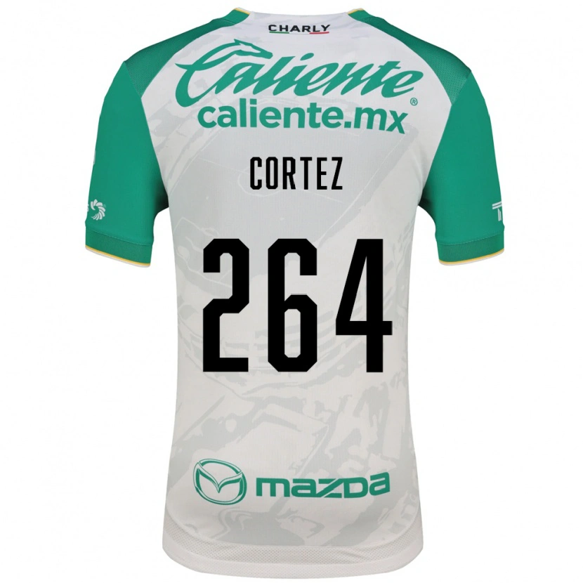 Danxen Homem Camisola Enrique Cortez #264 Verde Claro Branco Alternativa 2026/27 Camisa