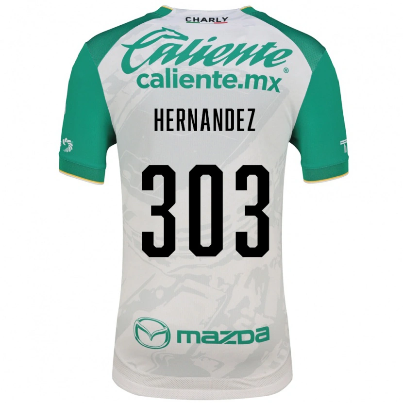 Danxen Homem Camisola Alan Hernández #303 Verde Claro Branco Alternativa 2026/27 Camisa