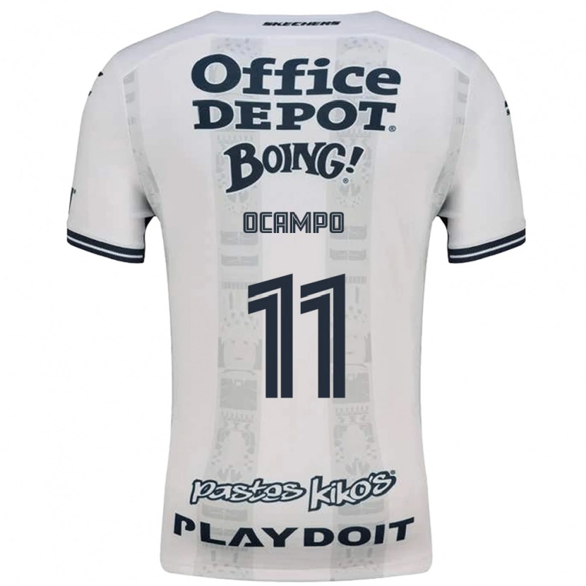 Danxen Homem Camisola Mónica Ocampo #11 Vermelho Branco Preto Alternativa 2026/27 Camisa