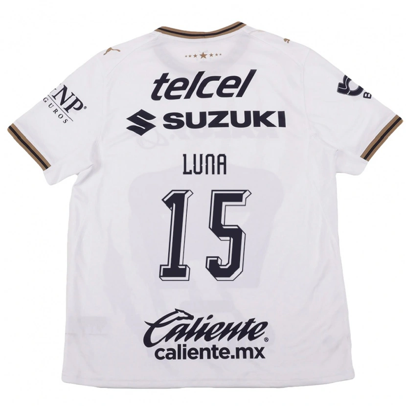 Danxen Homem Camisola Israel Luna #15 Branco Preto Marrom Alternativa 2026/27 Camisa