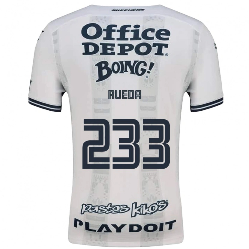 Danxen Homem Camisola Mateo Rueda #233 Vermelho Branco Preto Alternativa 2026/27 Camisa