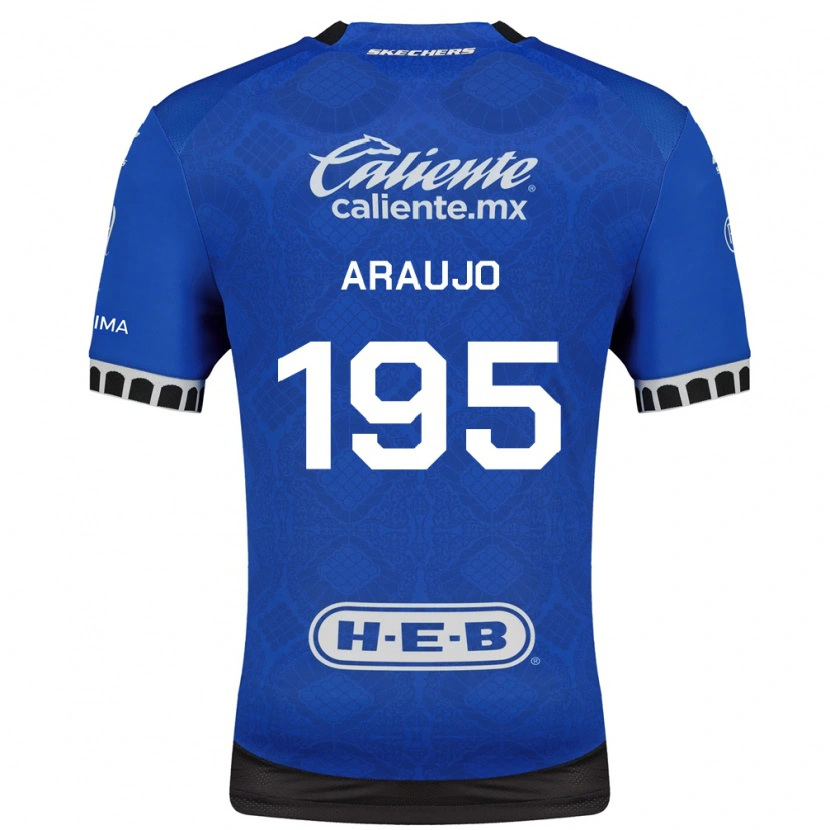 Danxen Homem Camisola Diego Araujo #195 Azul Real Branco Preto Alternativa 2026/27 Camisa