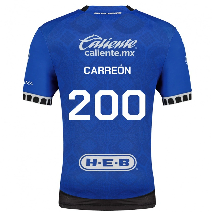Danxen Homem Camisola Cristian Carreón #200 Azul Real Branco Preto Alternativa 2026/27 Camisa