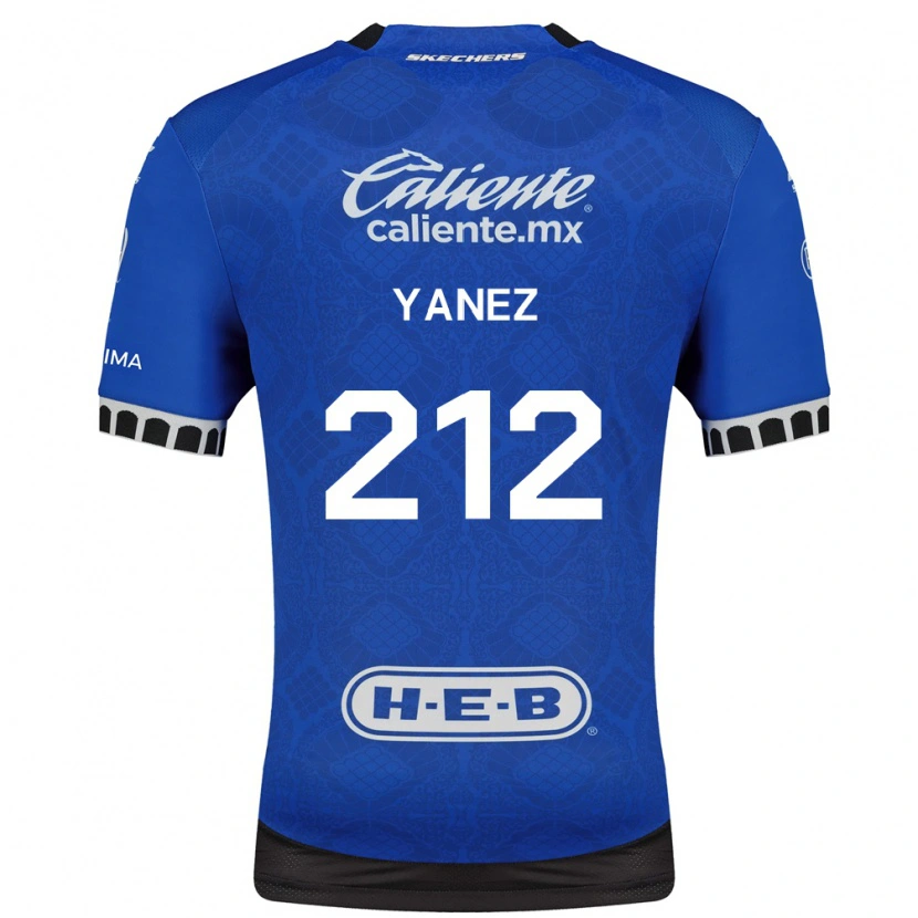 Danxen Homem Camisola Sebastián Yánez #212 Azul Real Branco Preto Alternativa 2026/27 Camisa