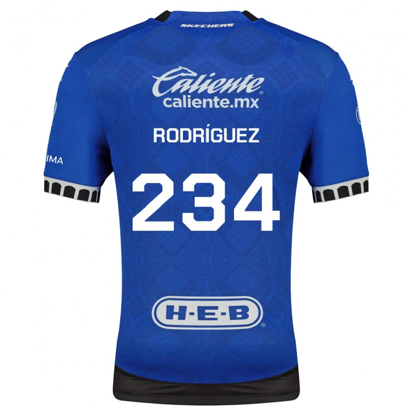 Danxen Homem Camisola Alejandro Rodríguez #234 Azul Real Branco Preto Alternativa 2026/27 Camisa