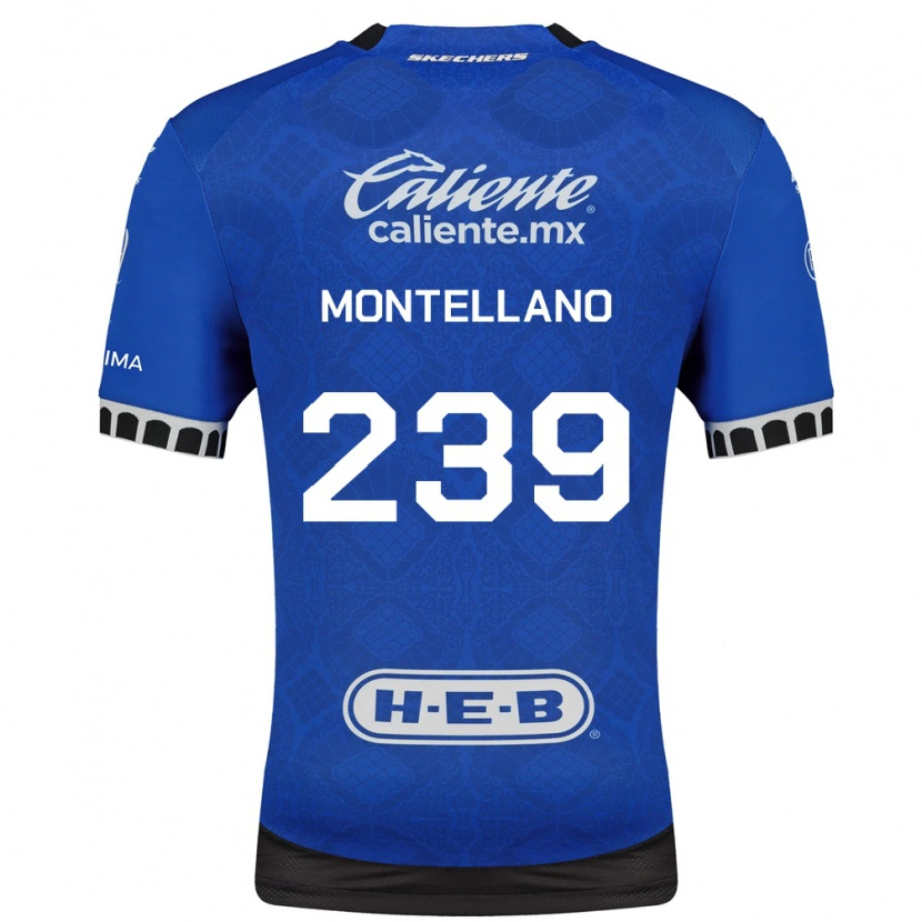 Danxen Homem Camisola Miguel Montellano #239 Azul Real Branco Preto Alternativa 2026/27 Camisa
