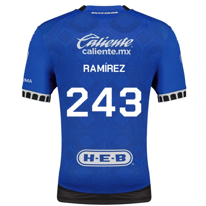 Danxen Homem Camisola Eleazar Ramírez #243 Azul Real Branco Preto Alternativa 2026/27 Camisa