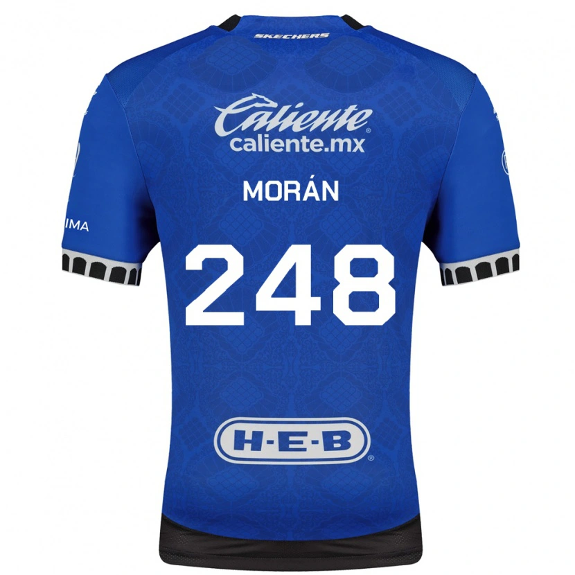 Danxen Homem Camisola Jorge Morán #248 Azul Real Branco Preto Alternativa 2026/27 Camisa