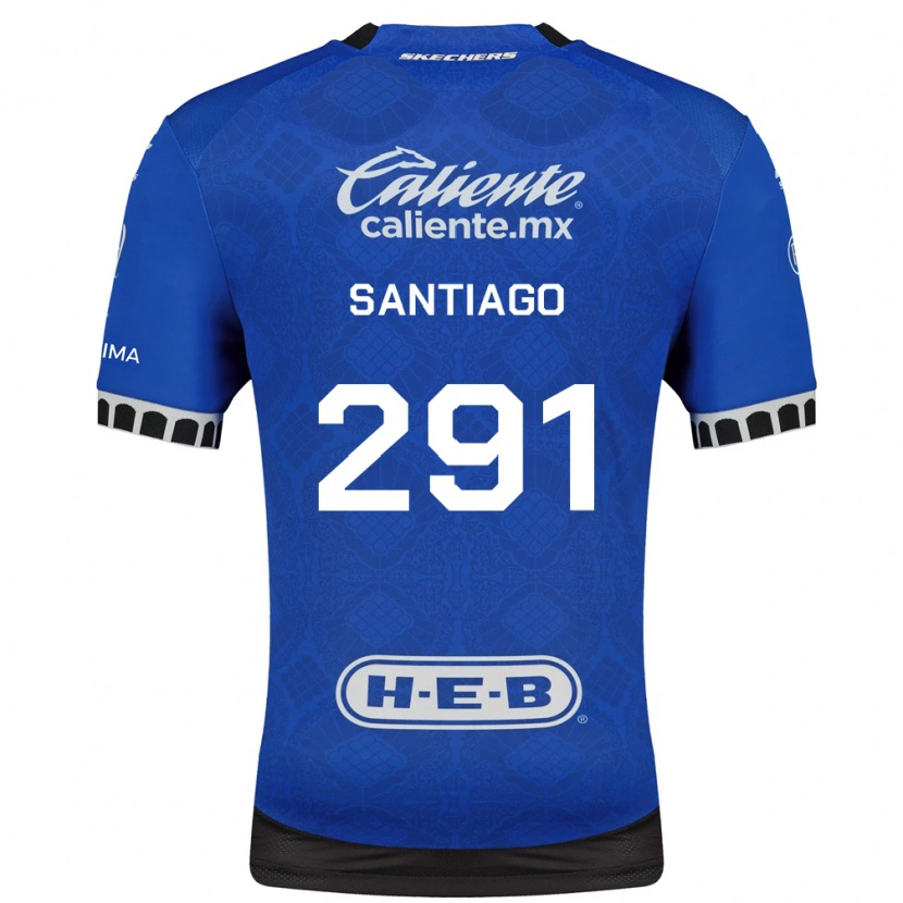 Danxen Homem Camisola Santiago De La Barrera #291 Azul Real Branco Preto Alternativa 2026/27 Camisa