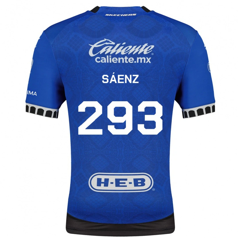 Danxen Homem Camisola Nicolás Sáenz #293 Azul Real Branco Preto Alternativa 2026/27 Camisa