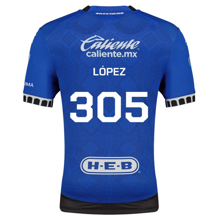 Danxen Homem Camisola Noé López #305 Azul Real Branco Preto Alternativa 2026/27 Camisa