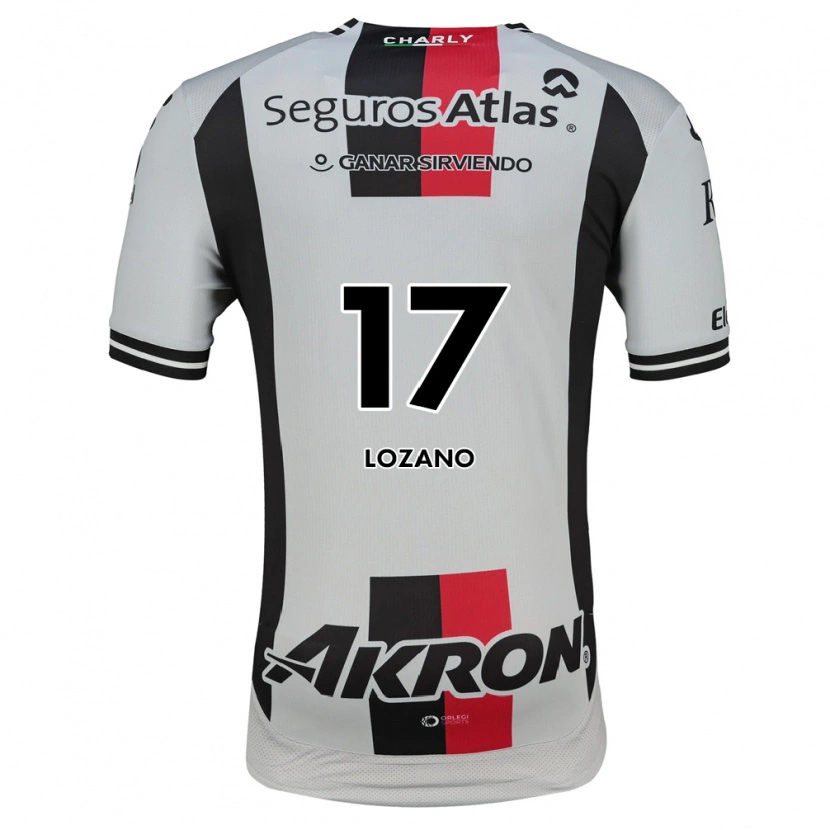 Danxen Homem Camisola Rivaldo Lozano #17 Branco Vermelho Preto Alternativa 2026/27 Camisa