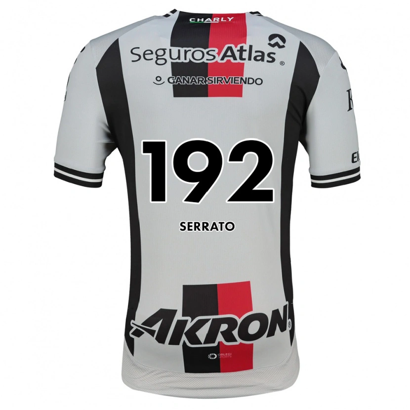 Danxen Homem Camisola Jesús Serrato #192 Branco Vermelho Preto Alternativa 2026/27 Camisa