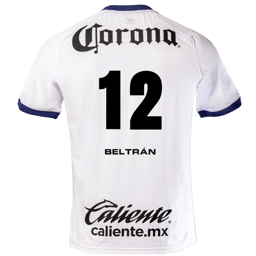 Danxen Homem Camisola Ronaldo Beltrán #12 Branco Azul Preto Alternativa 2026/27 Camisa