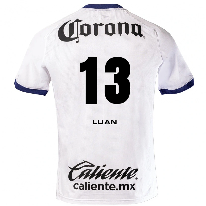 Danxen Homem Camisola Luan Garcia Teixeira #13 Branco Azul Preto Alternativa 2026/27 Camisa