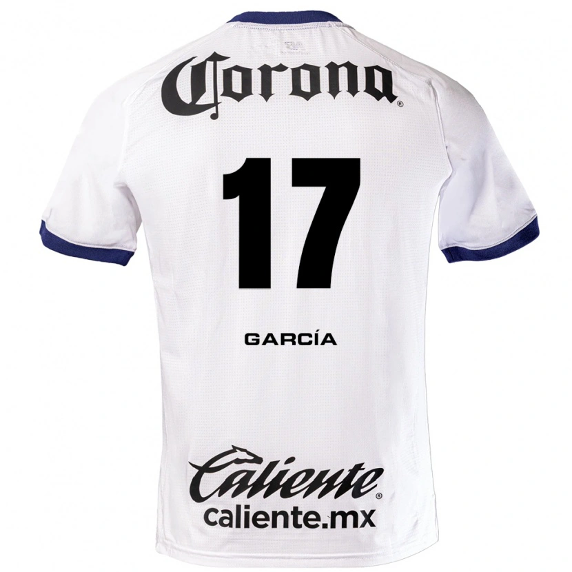 Danxen Homem Camisola Brian García #17 Branco Azul Preto Alternativa 2026/27 Camisa