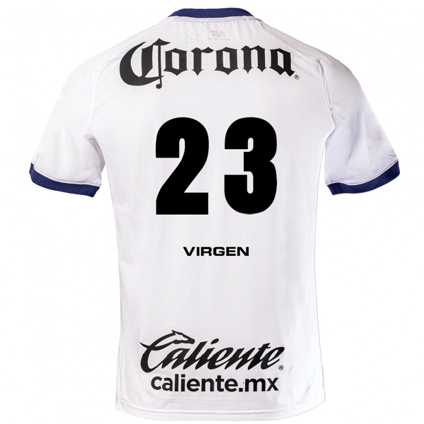 Danxen Homem Camisola Oswaldo Virgen #23 Branco Azul Preto Alternativa 2026/27 Camisa