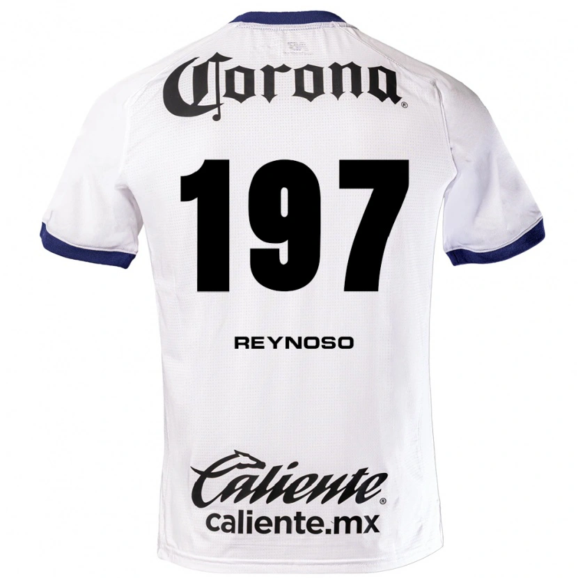Danxen Homem Camisola Daniel Reynoso #197 Branco Azul Preto Alternativa 2026/27 Camisa