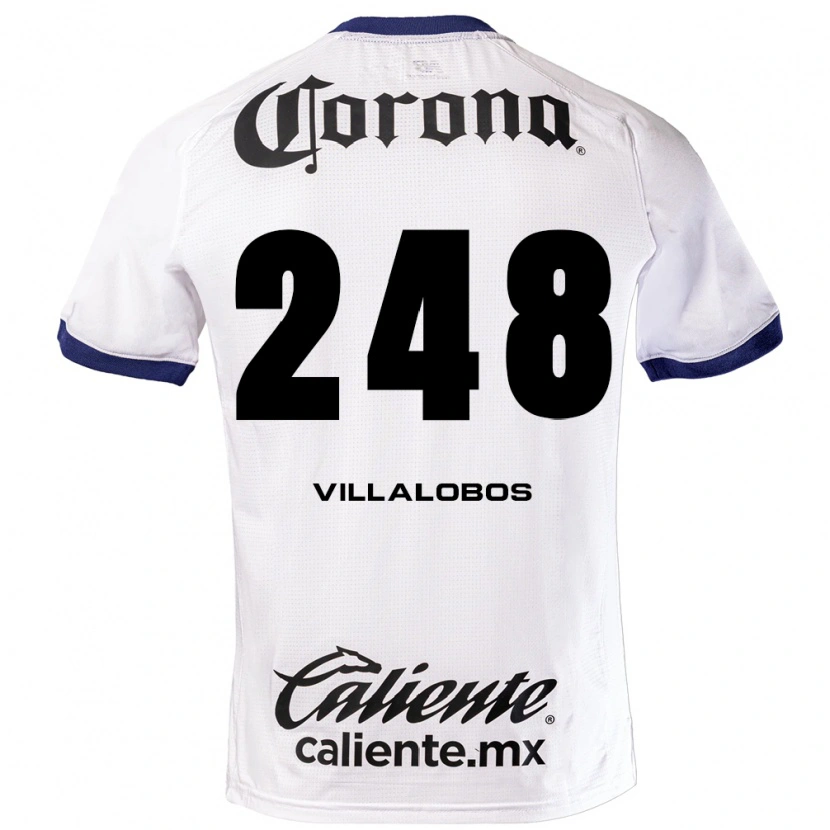 Danxen Homem Camisola José Villalobos #248 Branco Azul Preto Alternativa 2026/27 Camisa